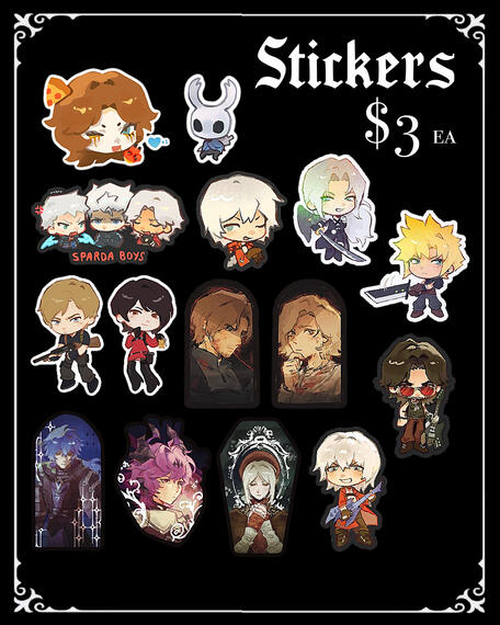 TGX 2026 catalogue - individual stickers